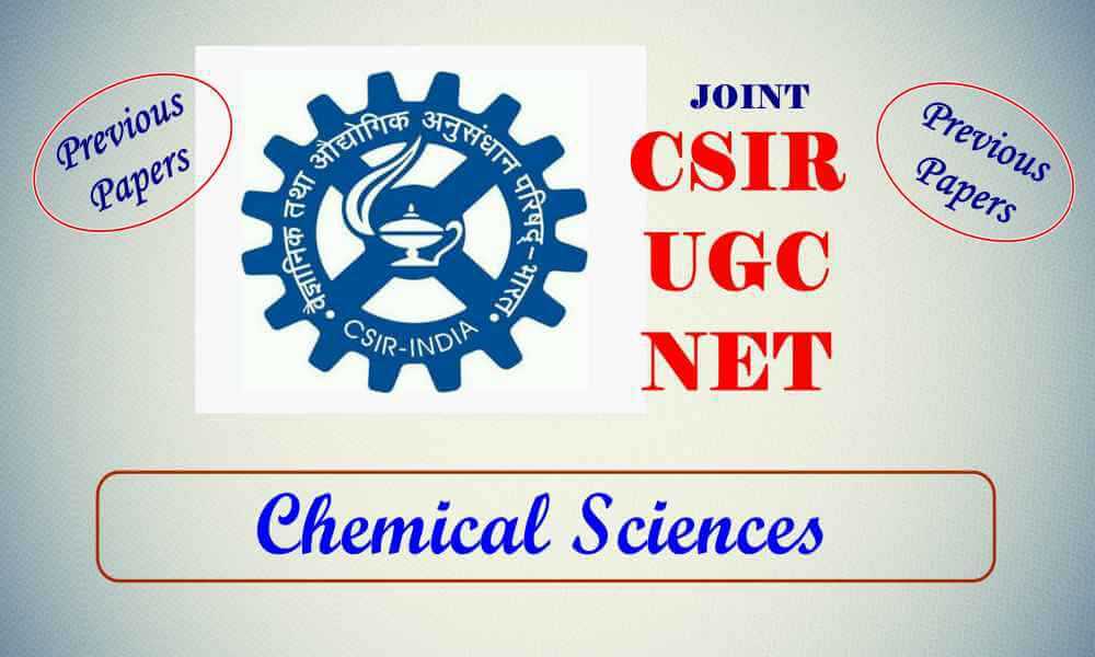 CSIR NET Chemical Sciences