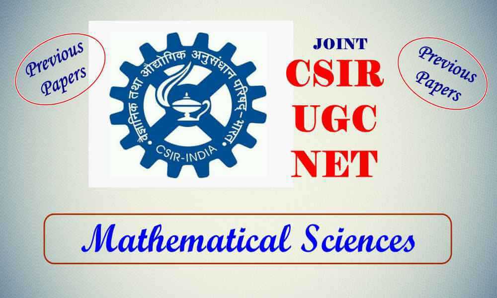 CSIR NET Mathematical Sciences